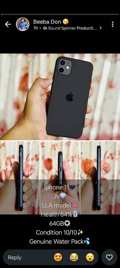 Iphone eleven water pack