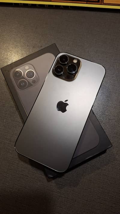 iPhone 13 Pro Max black | 128GB | Physical + E SIM | PTA