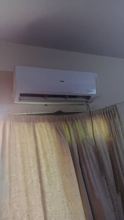 new AC  haier 1.5 only use one month