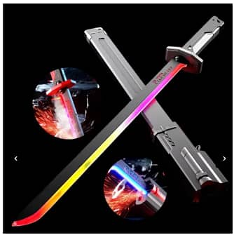 Sparkblade LED Talwar Sword 31.5 Inch Toy Sword with Sparks Smoke and