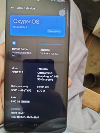 One Plus Nord N30 5G. 8gb/128 gb