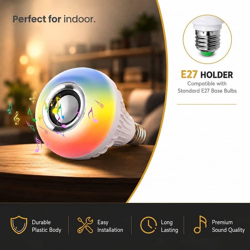 LED light with speaker 2