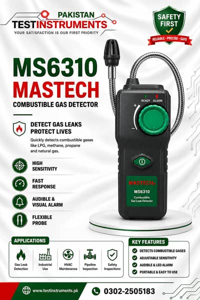 MS6310 MASTECH Combustable Gas Detector