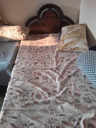 A pair of bed