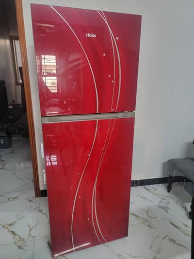 haier glass door big size fridge