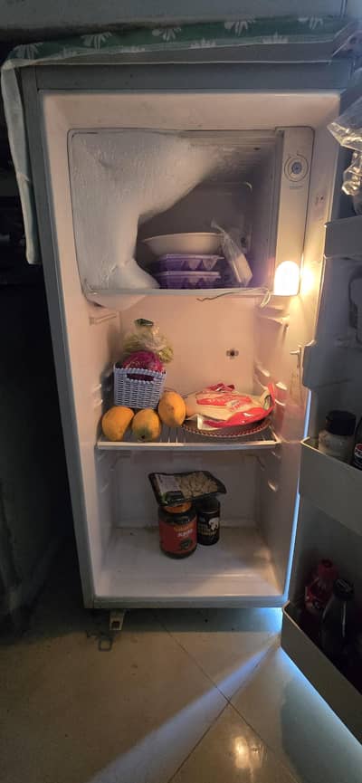 Bedroom LG fridge