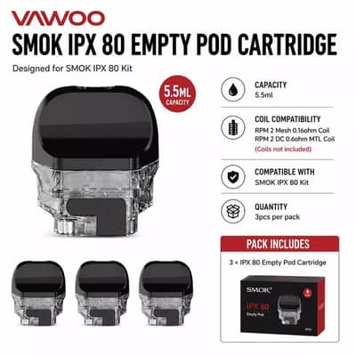 vape smok ipx80 empty tank only excellent condition vaporesso