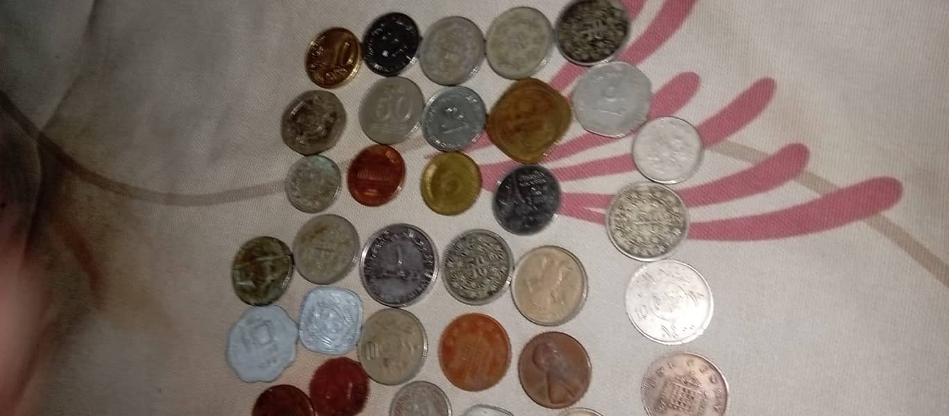 Different countries coins 1