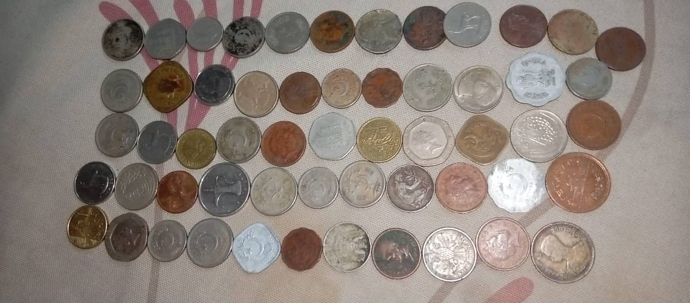 Different countries coins 2