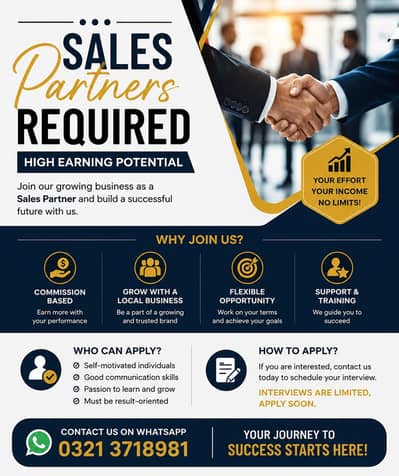 Business Partners Wanted – Commission-Based Opportunity
