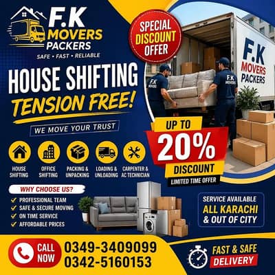 House Shifting & Movers Packers Services – Safe & Affordable