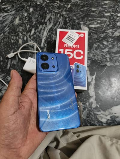Redmi 15c 6/128 condition 10/10 6/128 33 watt charger