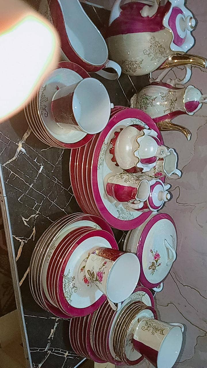 marble dinner set 2