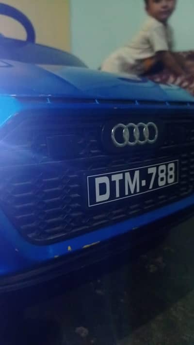 Kids car electric bule For sale bell off ha bus