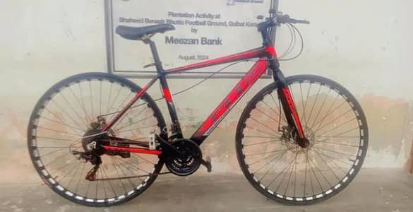 sports bicycle slim tyres 3+7 gears