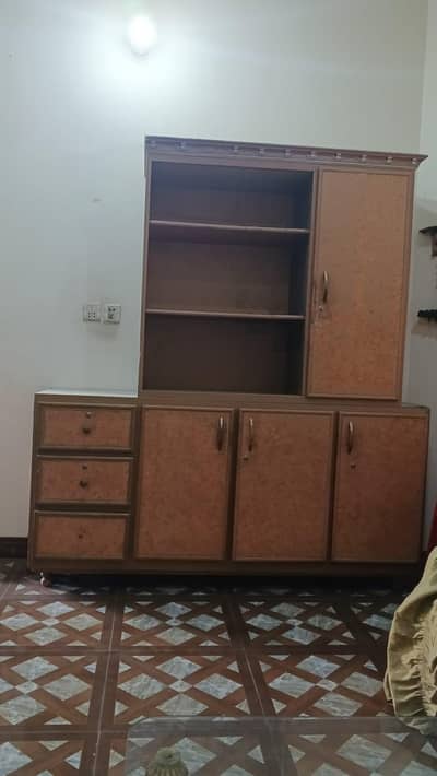heavy wooden almari for sale