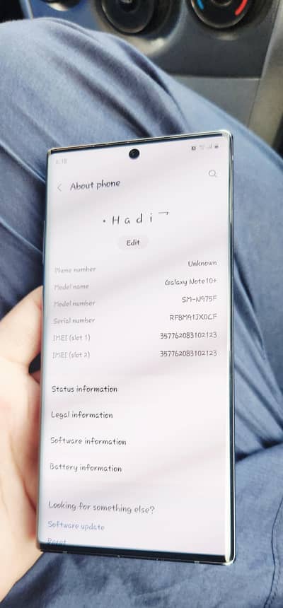 Samsung Mobile Note 10 Plus