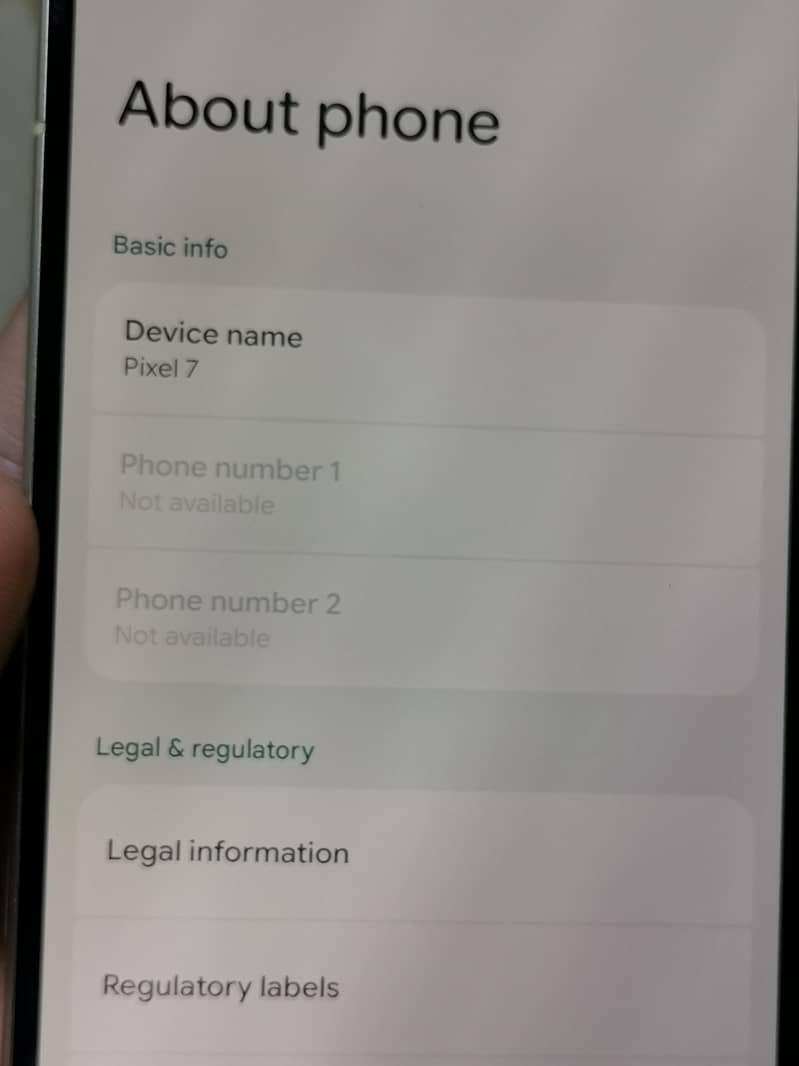 Google Pixel 7 5