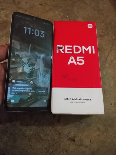 Xiaomi Redmi A5 h box aur mobile h all ok pta approved h