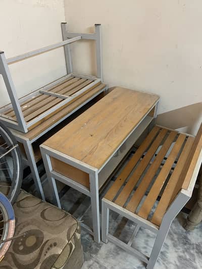 School type study table and chair for kids