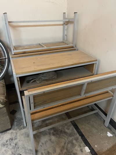 Big office/study desk+White Board+School type study table and chair