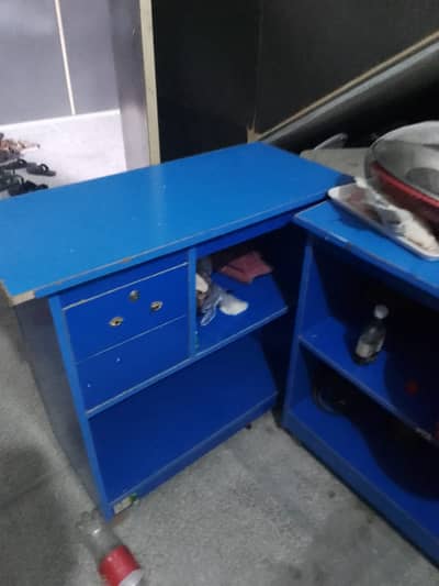 Shop cabinets and counter tables