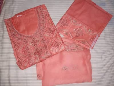 chiffon & cotton Dress