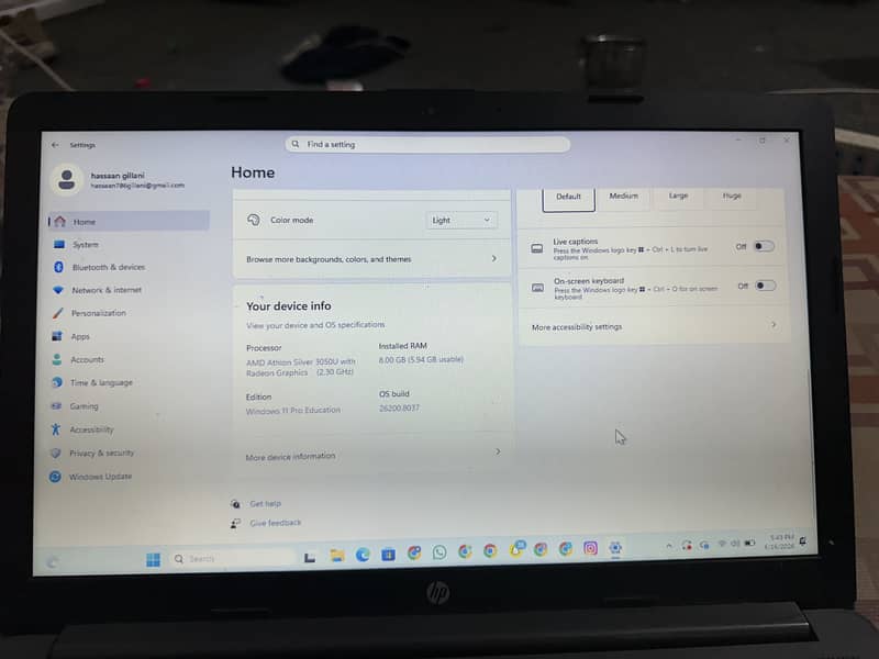 Hp Laptop notebook 1