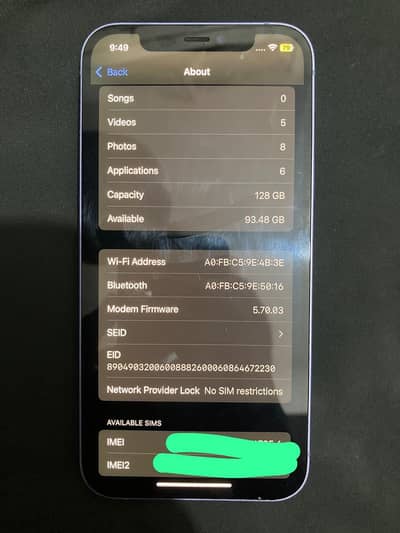 iPhone 12 ( NON PTA ) | 128 GB