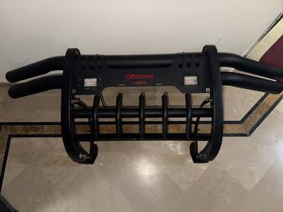 Extreme 4x4 Double Pipe Safe Guard with Police Lights