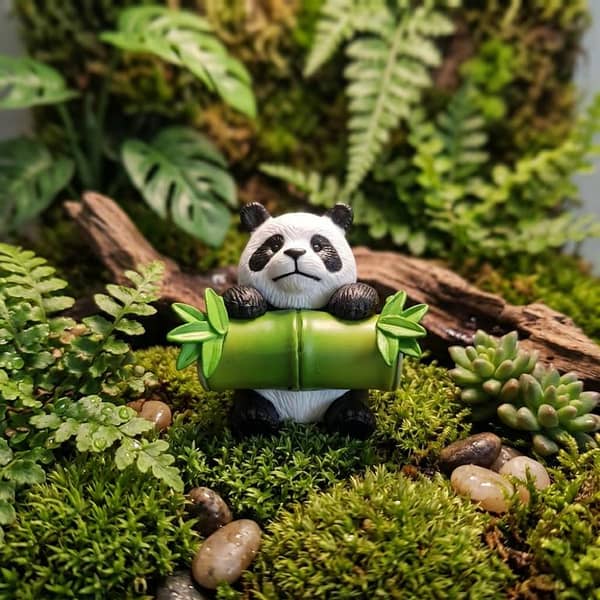 Universal Panda Resin Character Decoration Accessories For Car