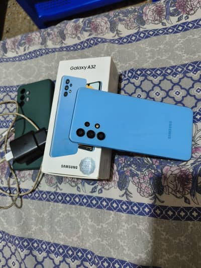 Samsung A32, 6/128, with Box Charger, No Fault, Johar Mor, 03463513350