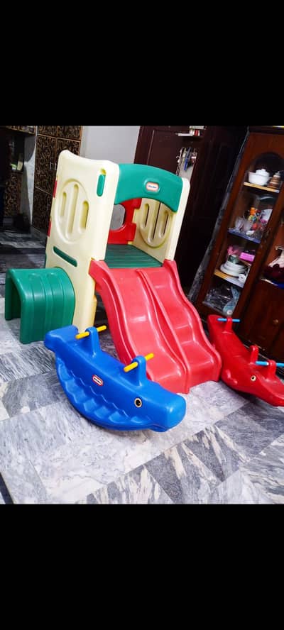 little tikes climber and seesaw