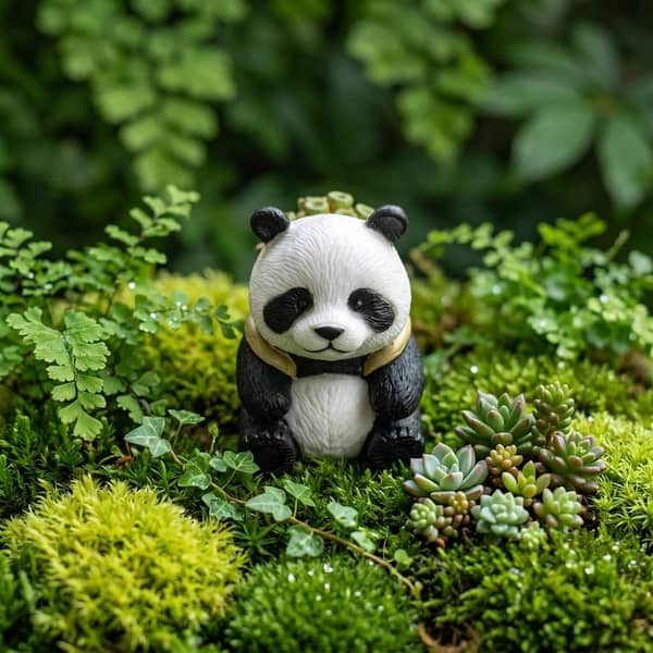 Universal Panda Resin Character Decoration Accessories For Car