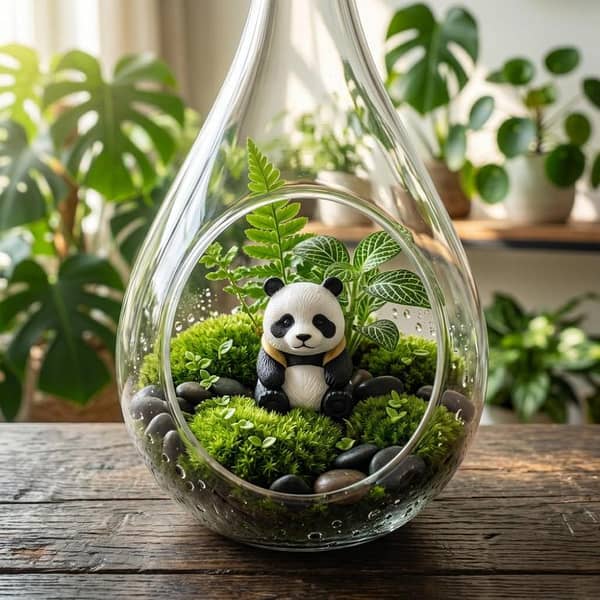 Universal Panda Resin Character Decoration Accessories For Car