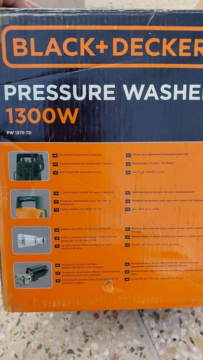 Pressure washer Black & Decker 100 Bar 1300 Watts