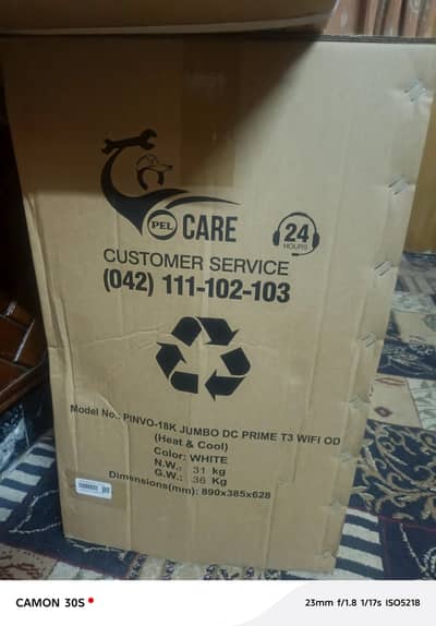 Pel air conditioner Pin pack WiFi jumboo size T3 compressor
