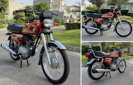 Honda 125 2025 red