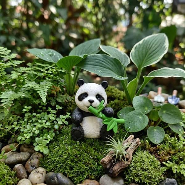 Universal Panda Resin Character Decoration Accessories For Car