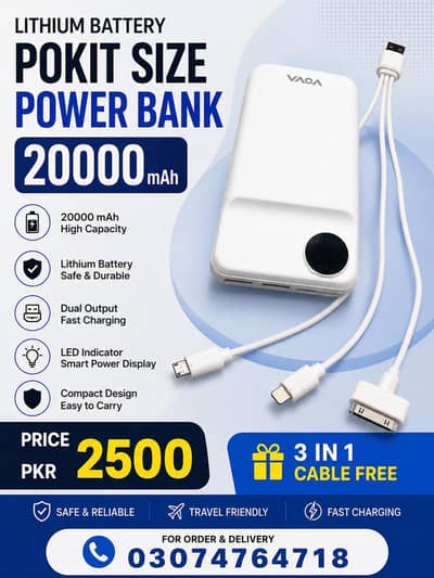 vova branded power bank