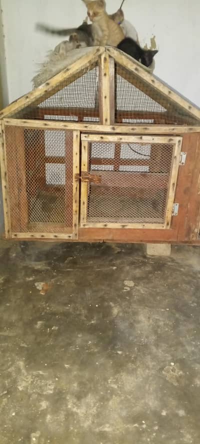 wood cage
