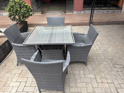 garden chairs with cushion set