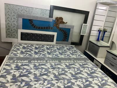 Furniture With Bed , Cupboard , Dressing table and side tables