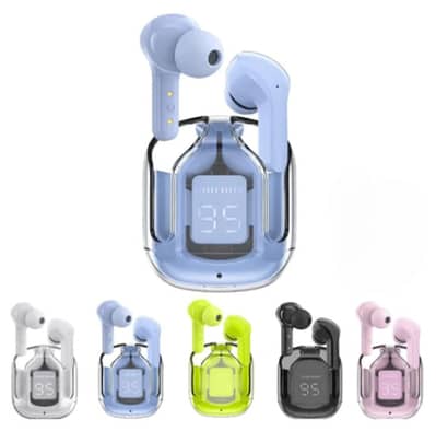 Air 31 Wireless Earbuds | LED Display | HD Sound | Touch Control | Bl