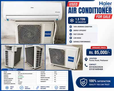 Haier 1.5 Ton DC Inverter Air Conditioner For Sale | Excellent Condit