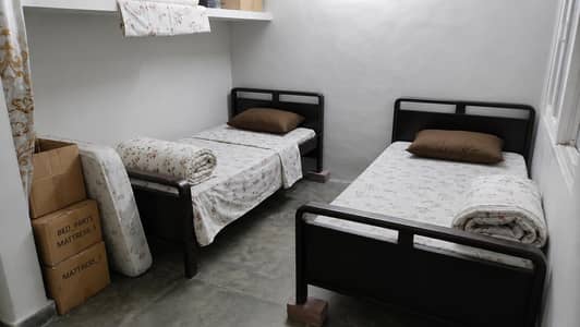 2 Single Wooden Beds with MoltyFoam Mattresses