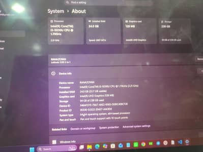 less ho gaya Intel(R) Core(TM) i5-10310U CPU @ 1.70GHz (2.21 GHz)