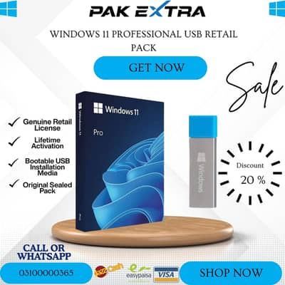 Windows 11 Professional USB Retail Pack