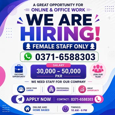 Online Jobs/ Full-Time / Part-Time jobs available / website Work