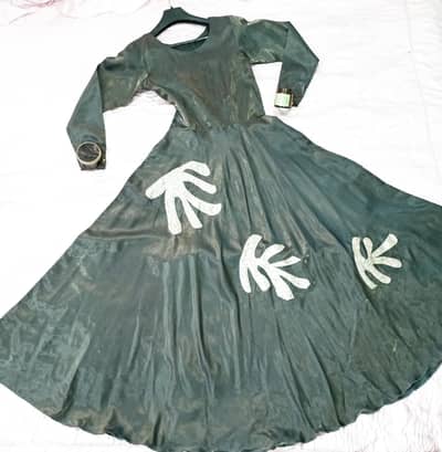 Formal Maxi-Dress / Party Wear / Antique Bronze Shade